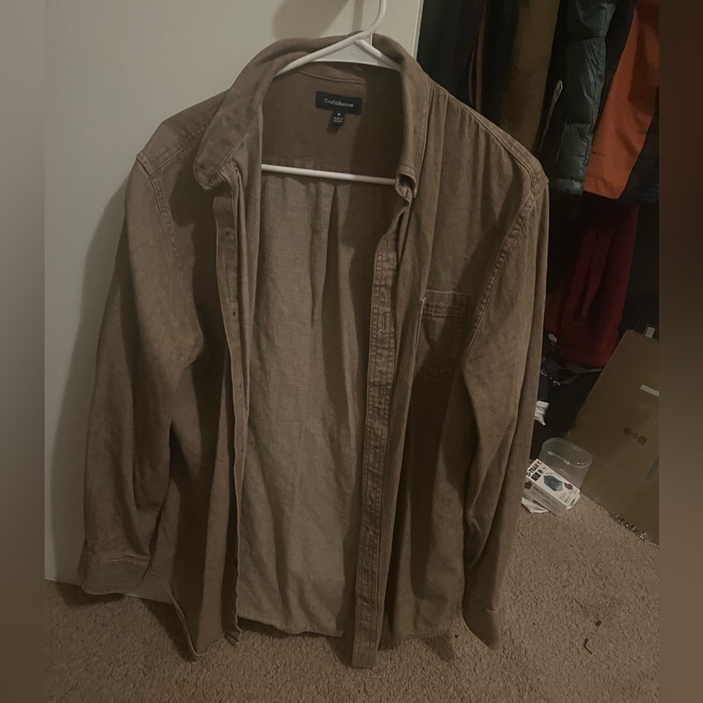 Brown Button up Shirt